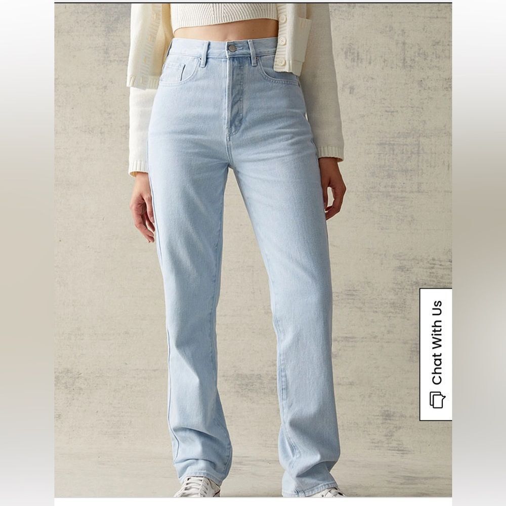 PACSUN | Light Powder Blue Dad Jean - Size 27